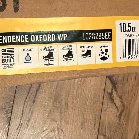 KEEN Men's Dark Brown Work Boots Utility Footwear NEW in‎ Box Size 10.5EE - Picture 13 of 14